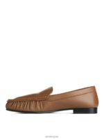 ARKET schoenen 0DXJP684 lichtbruin leren loafers vrouwen - Image 2