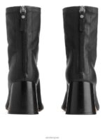 ARKET schoenen 0DXJP699 zwart Soklaarzen van stretchleer vrouwen - Image 4