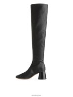 ARKET schoenen 0DXJP701 zwart stretch leren laarzen vrouwen - Image 2