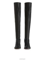 ARKET schoenen 0DXJP701 zwart stretch leren laarzen vrouwen - Image 3