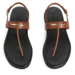 ARKET schoenen 0DXJP706 bruin Leren leren sandalen vrouwen