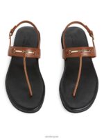 ARKET schoenen 0DXJP706 bruin Leren leren sandalen vrouwen