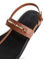 ARKET schoenen 0DXJP706 bruin Leren leren sandalen vrouwen - Image 5