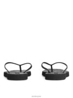 ARKET schoenen 0DXJP709 zwart slapers taps toelopende slippers vrouwen - Image 4