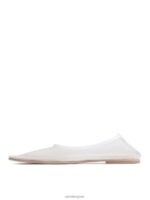 ARKET schoenen 0DXJP713 gebroken wit ballerina's van mesh vrouwen - Image 2