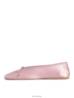 ARKET schoenen 0DXJP718 roze satijnen ballerina's vrouwen - Image 2