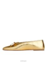 ARKET schoenen 0DXJP719 goud leren ballerina's vrouwen - Image 2