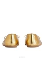 ARKET schoenen 0DXJP719 goud leren ballerina's vrouwen - Image 4