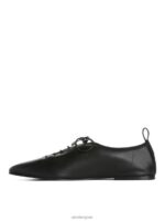 ARKET schoenen 0DXJP720 zwart Derby-flats met veters vrouwen - Image 2