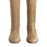 ARKET schoenen 0DXJP725 beige suède laarzen vrouwen