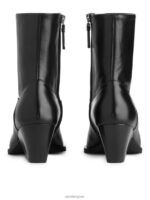 ARKET schoenen 0DXJP726 zwart leren cowboylaarzen vrouwen - Image 4
