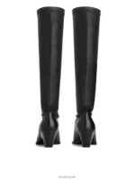 ARKET schoenen 0DXJP731 zwart stretch leren laarzen vrouwen - Image 5