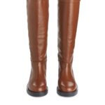 ARKET schoenen 0DXJP733 bruin lederen rijlaarzen vrouwen