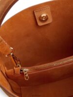ARKET Tassen 0DXJP741 oranje suède crossbodytas unisex - Image 5