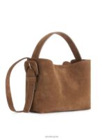 ARKET Tassen 0DXJP742 bruin suède crossbodytas unisex - Image 2