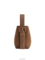 ARKET Tassen 0DXJP742 bruin suède crossbodytas unisex - Image 3