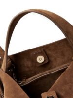 ARKET Tassen 0DXJP742 bruin suède crossbodytas unisex - Image 5