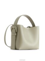 ARKET Tassen 0DXJP743 licht kakigroen leren crossbodytas unisex - Image 2
