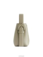 ARKET Tassen 0DXJP743 licht kakigroen leren crossbodytas unisex - Image 3