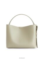 ARKET Tassen 0DXJP743 licht kakigroen leren crossbodytas unisex - Image 4