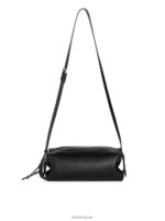 ARKET Tassen 0DXJP744 zwart boxy leren crossbodytas unisex