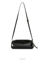 ARKET Tassen 0DXJP744 zwart boxy leren crossbodytas unisex - Image 3