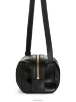 ARKET Tassen 0DXJP744 zwart boxy leren crossbodytas unisex - Image 5