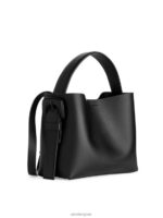 ARKET Tassen 0DXJP745 zwart leren crossbodytas unisex - Image 2