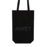 ARKET Tassen 0DXJP747 zwart canvas draagtas unisex