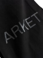 ARKET Tassen 0DXJP747 zwart canvas draagtas unisex - Image 4