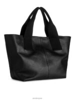 ARKET Tassen 0DXJP753 zwart leren draagtas unisex - Image 2