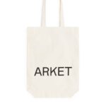 ARKET Tassen 0DXJP755 gebroken wit canvas draagtas unisex