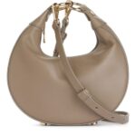 ARKET Tassen 0DXJP758 beige leren tasje halve maan unisex