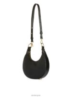 ARKET Tassen 0DXJP759 zwart leren tasje halve maan unisex - Image 2