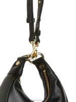 ARKET Tassen 0DXJP759 zwart leren tasje halve maan unisex - Image 4